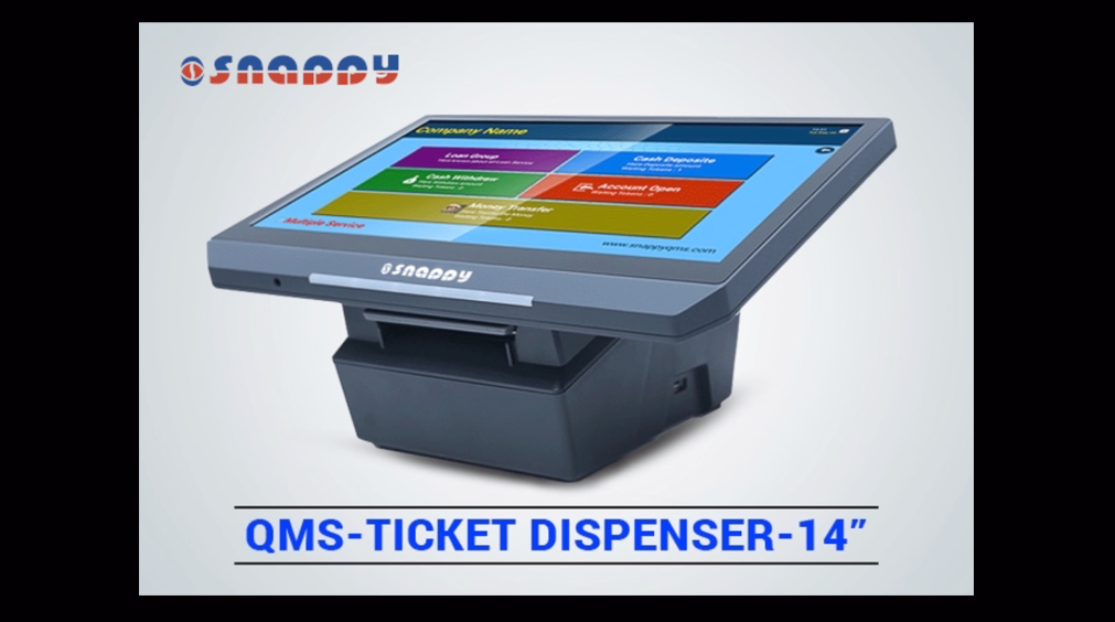 Qms Ticket Dispenser - Size 14 inch